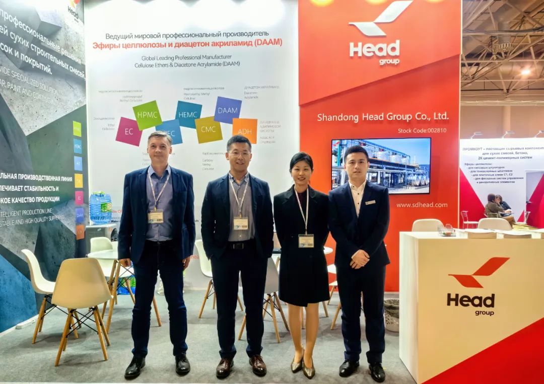开云中国集团闪耀亮相俄罗斯砂浆展,Headcel纤维素醚“高品质”展示“强实力”!